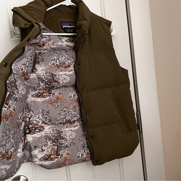 New Patagonia Bivy Down Vest Green Small Sold Out - Picture 5 of 8